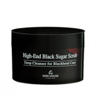 Эффективный скраб для лица, the skin house high-end black sugar scrub (объем 100 мл)